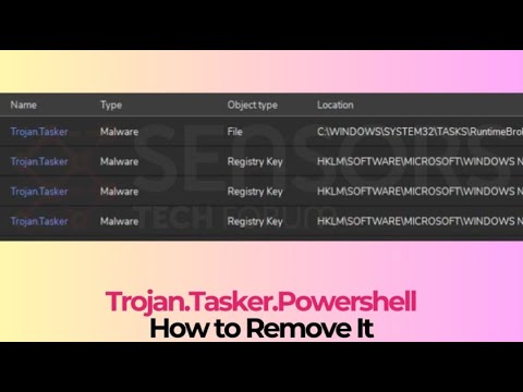 Trojan.Tasker.Powershell Virus - How to Remove It [Solution]