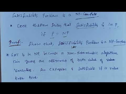 CooK's Theorem | Design and analysis of algorithm #Cook'stheorem #cook's #conceptclearbydrmvk