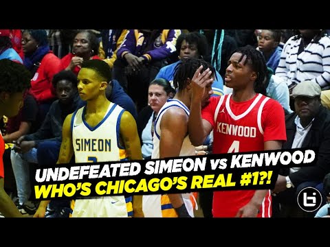 Chicago Public League Goes CRAZY! Kenwood Academy v UNDEFEATED SIMEON! Dai Dai Ames v Jalen Griffith