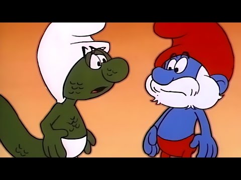 Clumsy Turns Into a Dragon! 🐲 • The Smurfs • Cartoons for Kids