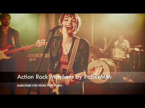 🎵 Free Music for Film & Media | [Action Rock Mayhem] | No Copyright, Non-Commercial Use #FreeMusic