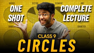 Circles Class 9 in One Shot 🔥 | Class 9 Maths Chapter 9 Complete Lecture | Shobhit Nirwan