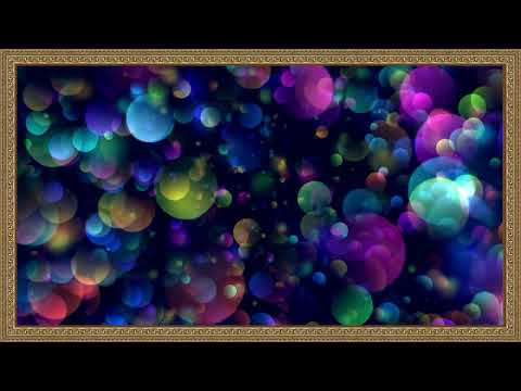 Abstract Color Circles Art TV Frame Art - With Sound - With Animation | TV Wallpaper