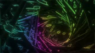 Twisted RGB Glowing Rainbow Wormhole VJ Loop 4K Background Animated Wallpaper Backdrop