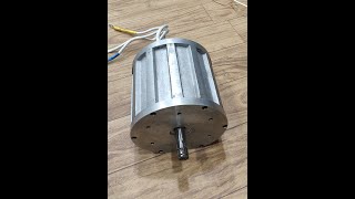 8kW Electric Bike Motor working