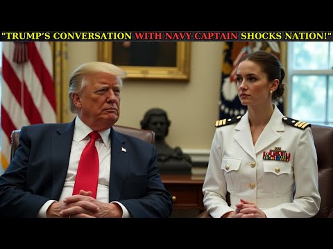 Donald Trump Meets a Young Navy Captain – Their Conversation Sparks a Nationwide Discussion