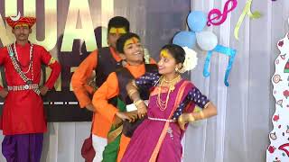 26. Khandoba Song Remix (Dance) - HD English Medium School Gathering Dance - 2022-23