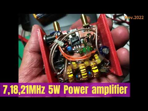 5W Power Amplifier (7,18,21MHz)