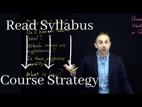 How to Read a College Syllabus - And Strategize for How to Best Approach the Course