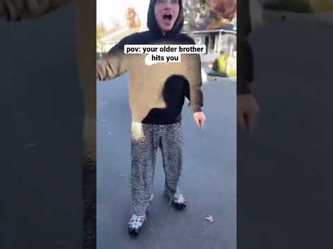 POV YOUR OLDER BROTHER HITS YOU #shorts #viral #comedy