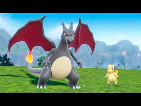 Shiny Charizard in Pokemon Scarlet & Violet