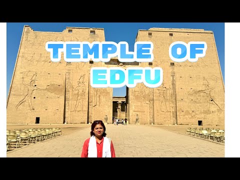 EXPLORING THE TEMPLE OF HORUS AT EDFU, EGYPT