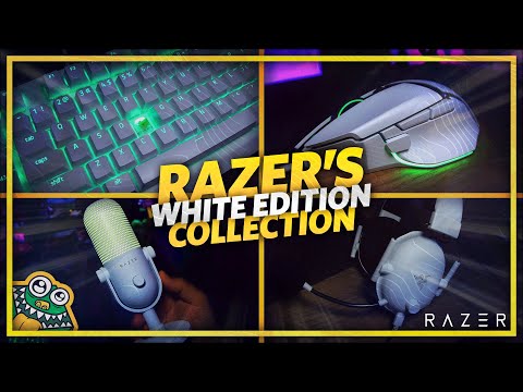 Razer's White Edition Collection - BlackWidow V4 Pro ⌨️ Basilisk V3 🖱️ + 🎧🎙️ - List and Overview