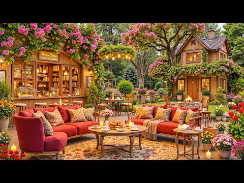 Serene Jazz Music in a Lush Garden 🎶 Perfect Jazz Coffee Music for Studying, Working, or Relaxing