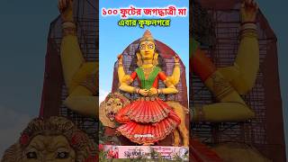 🌍 Biggest Jagadhatri Thakur in 2024🥰Krishnagar jagadhri puja 2024😍#shots#jagadhatripuja#viral