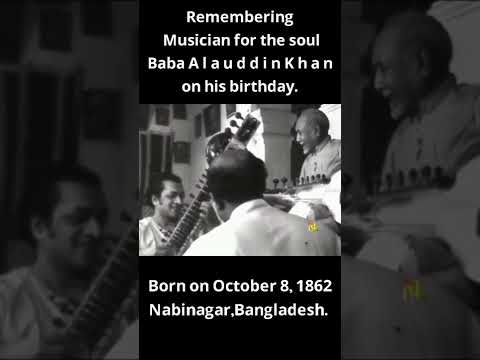 Baba Alauddin Khan on his birthday. #indianmusicians #indianmusic #worldmusic #music #maestro