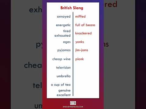 British Slang