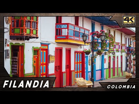 Filandia ● Colombia 🇨🇴 【4K】 Cinematic Drone Travel Video [2024]