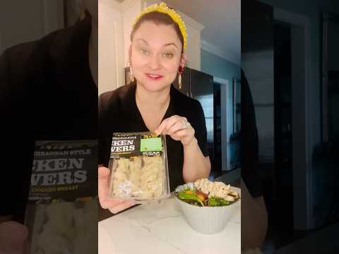 Healthy high protein chicken skewers  Costco find #highprotein #costco #healthydinner #chicken #yum