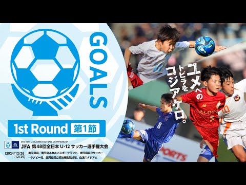 【ハイライト】1次ラウンド第1節 ゴール集｜JFA 第48回全日本U-12サッカー選手権大会