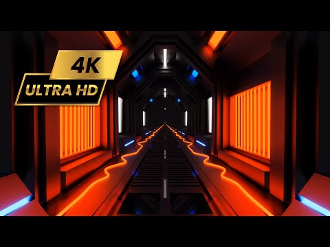 Metal Sci-Fi Corridor VJ Loop // @3DMotionGraphicsVFX