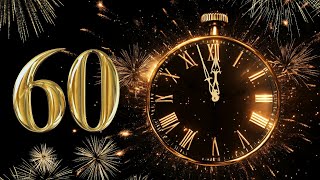 New Year Countdown 2025 🎆 Best NEW YEAR COUNTDOWN 60 seconds TIMER  🎆 Happy New Year 2025 🎇