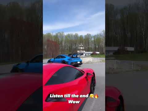 😮‍💨😮‍💨 gt3 rs with an exhaust sounds CRAZY @dobre_cars