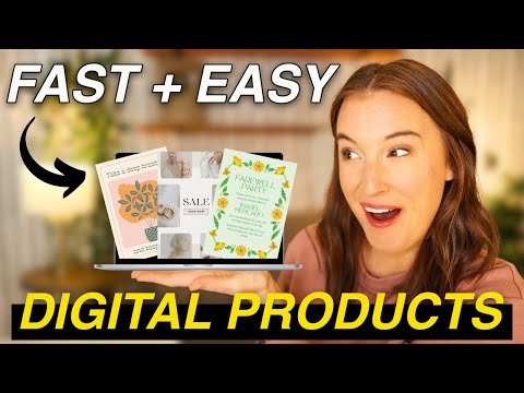 3 digital products you can create in 10 MINUTES OR LESS (with no design experience)