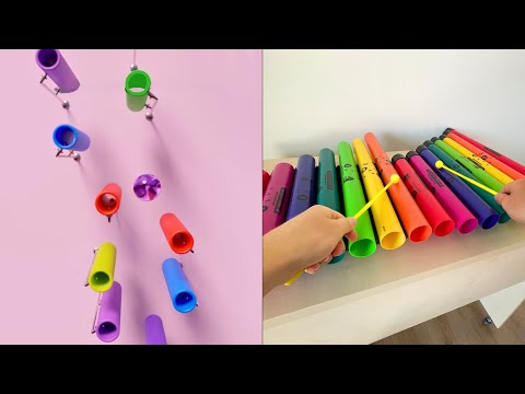 Viral marble videos but recreated with REAL instruments!