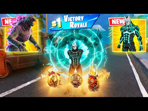 KAIJU NO. 8 (GODZILLA PORTAL) vs NEW 3 MEDALLIONS & MYTHIC’S CHALLENGE (FORTNITE CHAPTER 6)