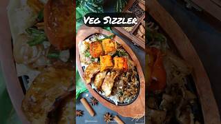 Veg Sizzler | Quick Sizzler Recipe | Veg Sizzler Recipe | Grilled Sizzlers | वेज सिज़्ज़लर | #shorts