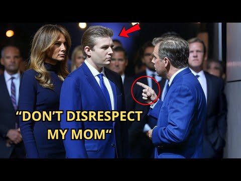 Liberal Reporter Attacks Melania Trump – Barron’s Response Leaves Him Humiliated!