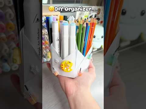 🫧Cute Foy paper Organizer!? #diyorganizer #papercraft #cutecrafts #miniecraft #crafts #craft