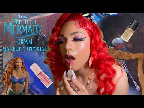 DRAG GRWM | TLM Ariel Makeup Tutorial (the struggle is REAL) 🤦🏻‍♀️🦀