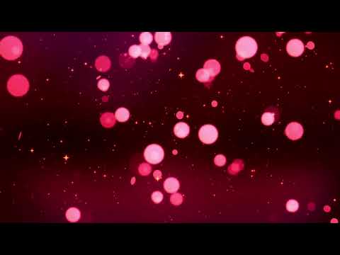 Red and Pink Orbs | Relaxing | Glitters | Shimmering | Background | Screensaver