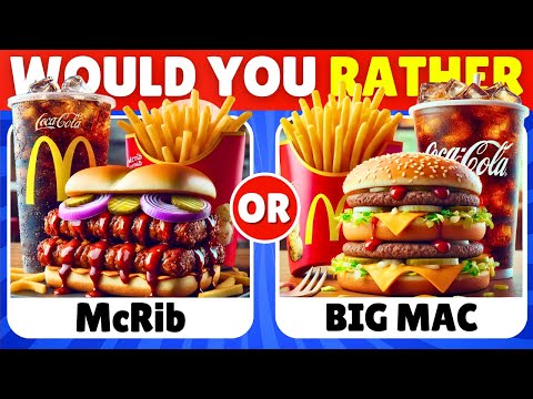 Would You Rather...? Limited VS Classic Junk Food 🍔🍟🍕