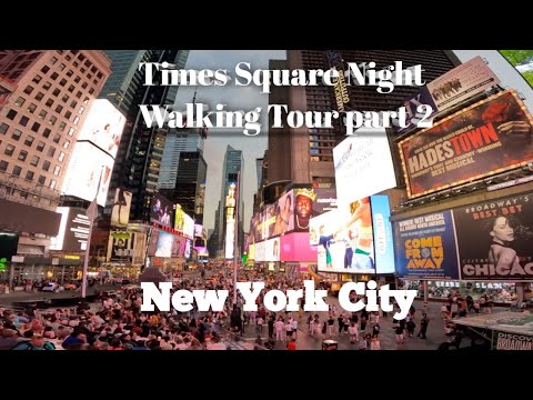 Times Square Night walking Tour/ New York City