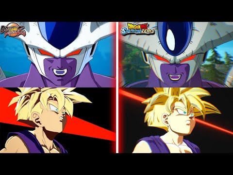 Dragon Ball: Sparking! Zero vs FighterZ - Transformation Comparison - 4k 60FPS