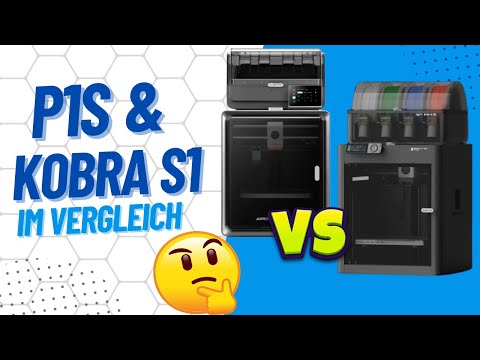 Anycubic Kobra S1 vs BambuLab P1S – Filament change, printing time and noise in comparison