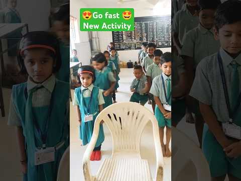 मुलांची चपळता वाढवणारा खेळ🤩Go Fast new activity#education #school #uniqueideas #shorts #game#sports