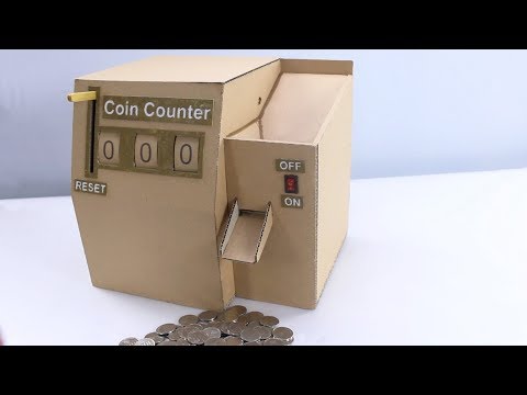 Fastest Cardboard Coin Counter | Awesome  DIY Craft