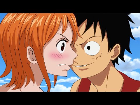 Nami's reaction after Luffy acts strangely in One Piece