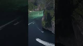 Phi Phi Island, Thailand #shorts #drone #travelgoals #travelseries