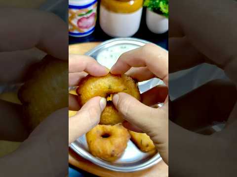 Crispy & Soft Medu Vada Recipe#food #breakfast