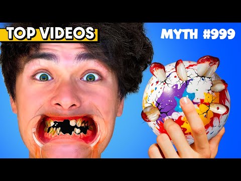 BUSTING 100 MYTHS TO RUIN YOUR CHILDHOOD | Stokes Twins