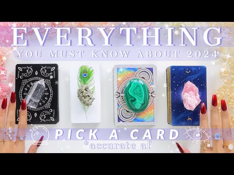 ⏰EVERYTHING you NEED to know about 2024 🍀💸🏡💕**detailed af**🔮✨pick a card ♣︎ tarot reading✨🔥