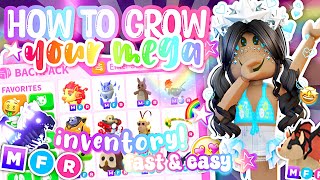 HOW TO GROW YOUR MEGA INVENTORY IN ADOPT ME!🌈💕🤑