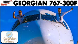 Georgian Boeing 767-300 Freightger roundtrip to Milan MXP