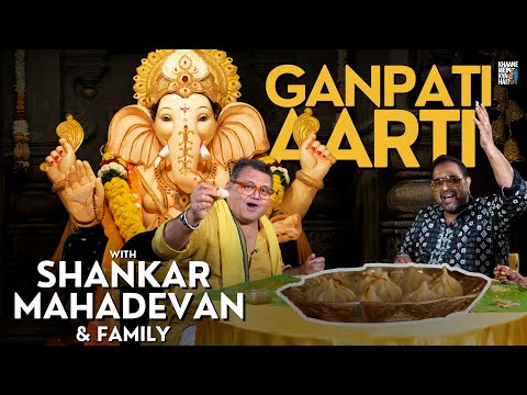 Ganpati's Naivedya at Shankar Mahadevan's House | Ganesh Aarti | Modak | Kunal Vijayakar