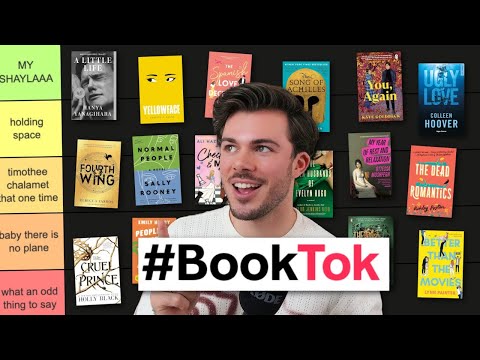 a definitive ranking of booktok books, in case tiktok gets banned again